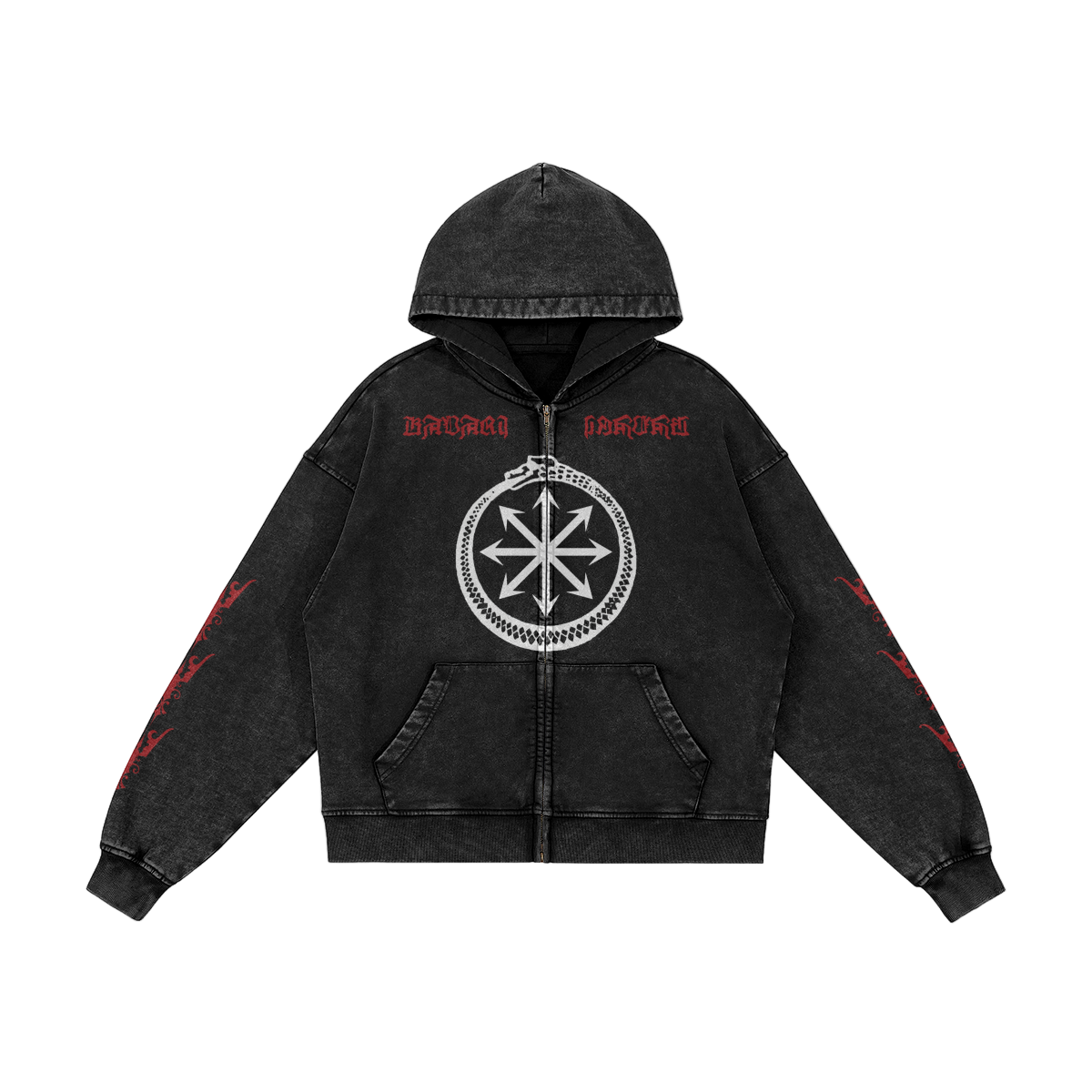 Ouroboros Zip Hoodie – KAVARI